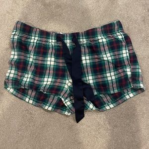 plaid pj shorts